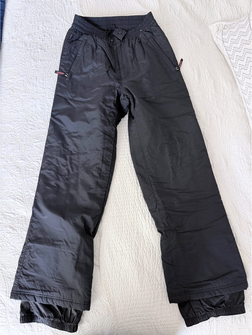 Obermeyer Men’s Black Insulated Ski Snow Pants Style 65211 Elastic Waist